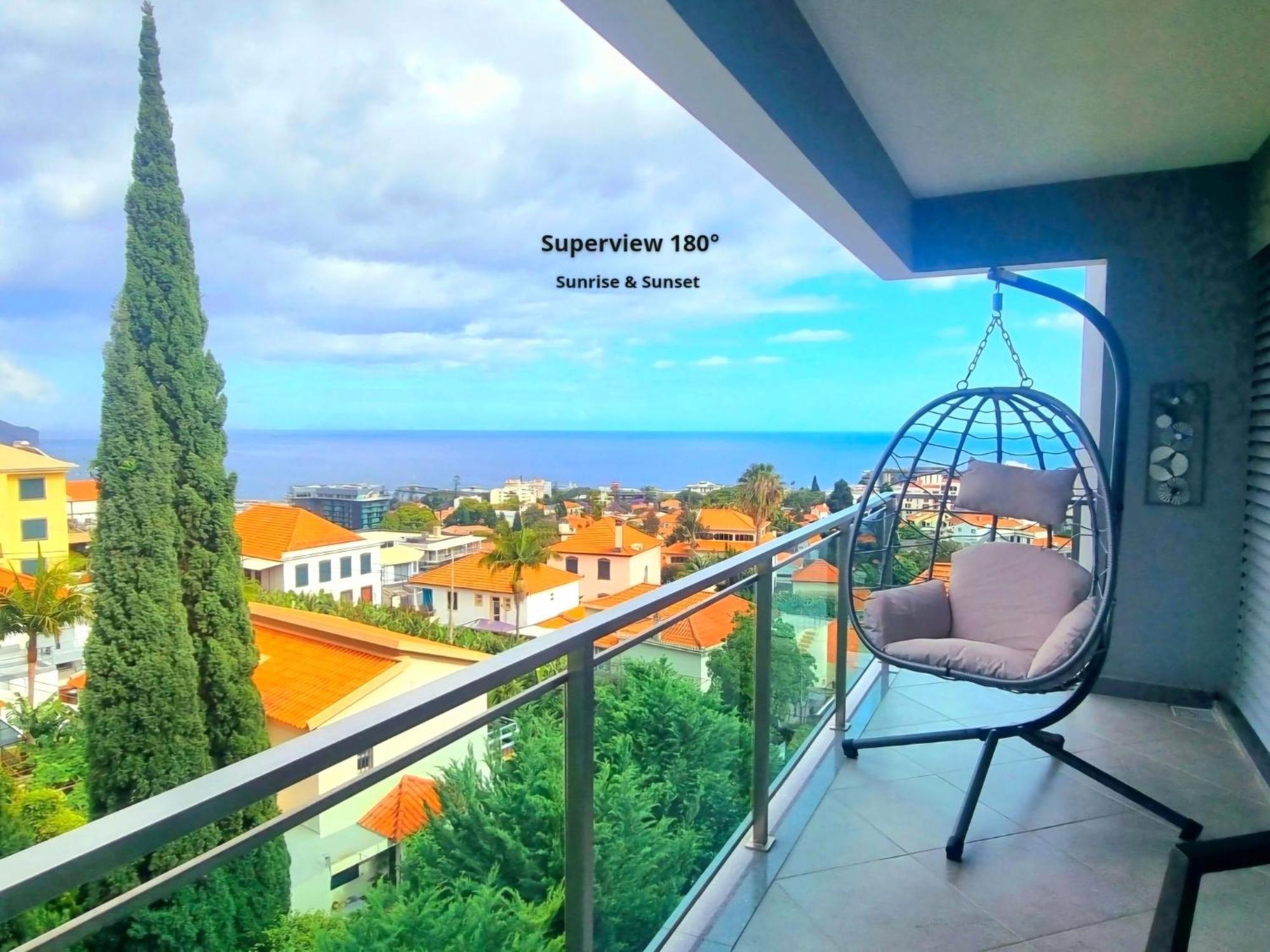 Big Apartment With Ocean Views, Ideal For Groups Фуншал Екстериор снимка